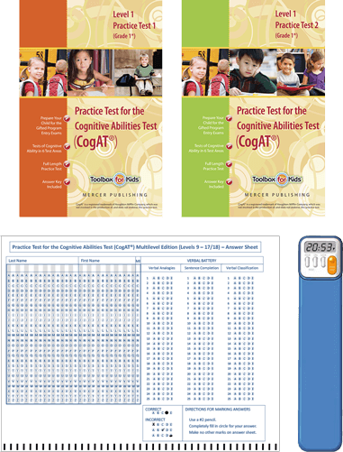 CogAT Grade 1 (Level 1) Form 6 Study Package