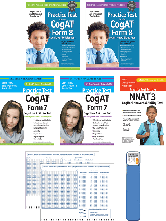 CogAT Grade 3 (Level 10) Total Study Package