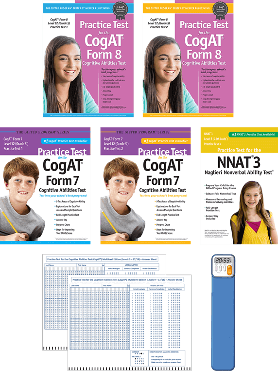 CogAT Grade 5 (Level 12) Total Study Package